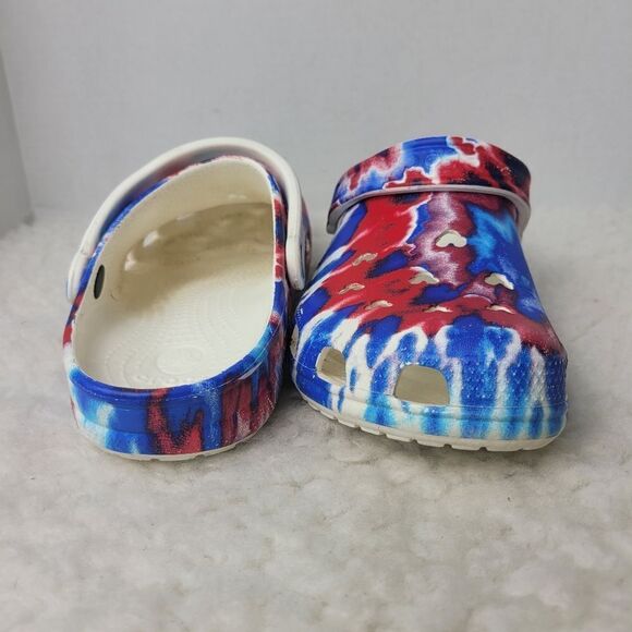 Crocs Disney Mickey Mouse Tie-Dye Americana Unisex Clogs - Picture 6 of 9
